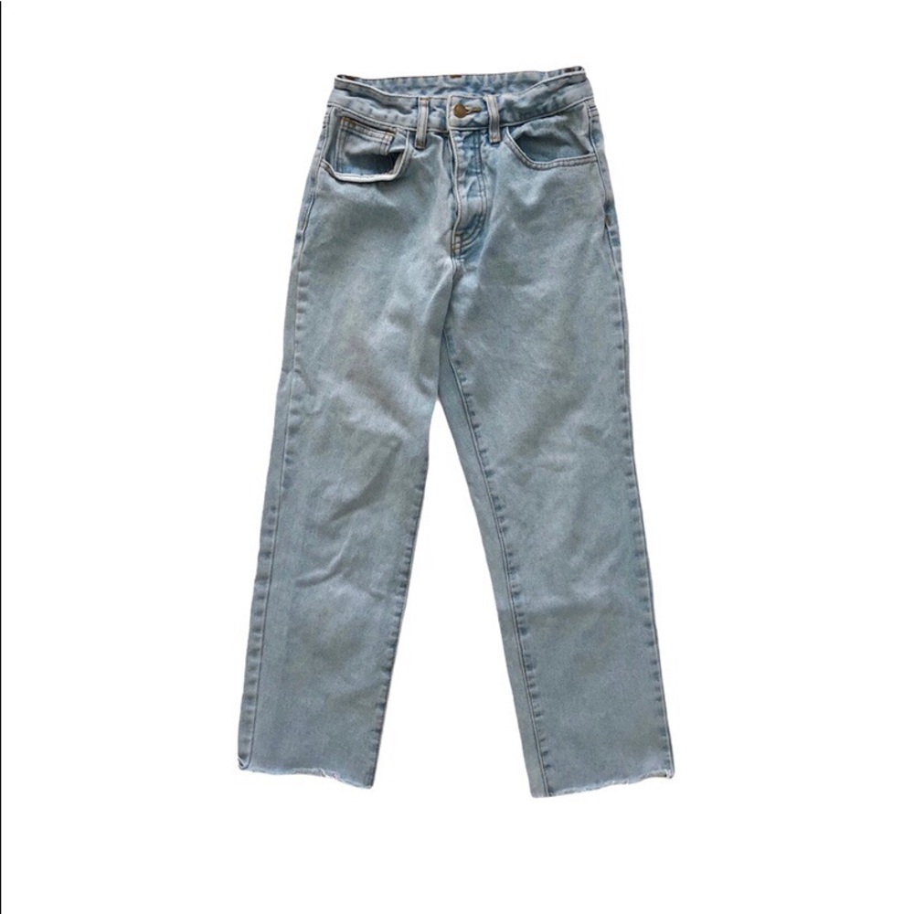 straight leg jeans